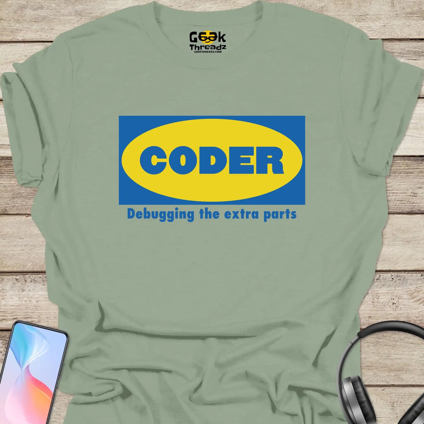 Ikea Coder T-shirt - Geek Threadz - Sage