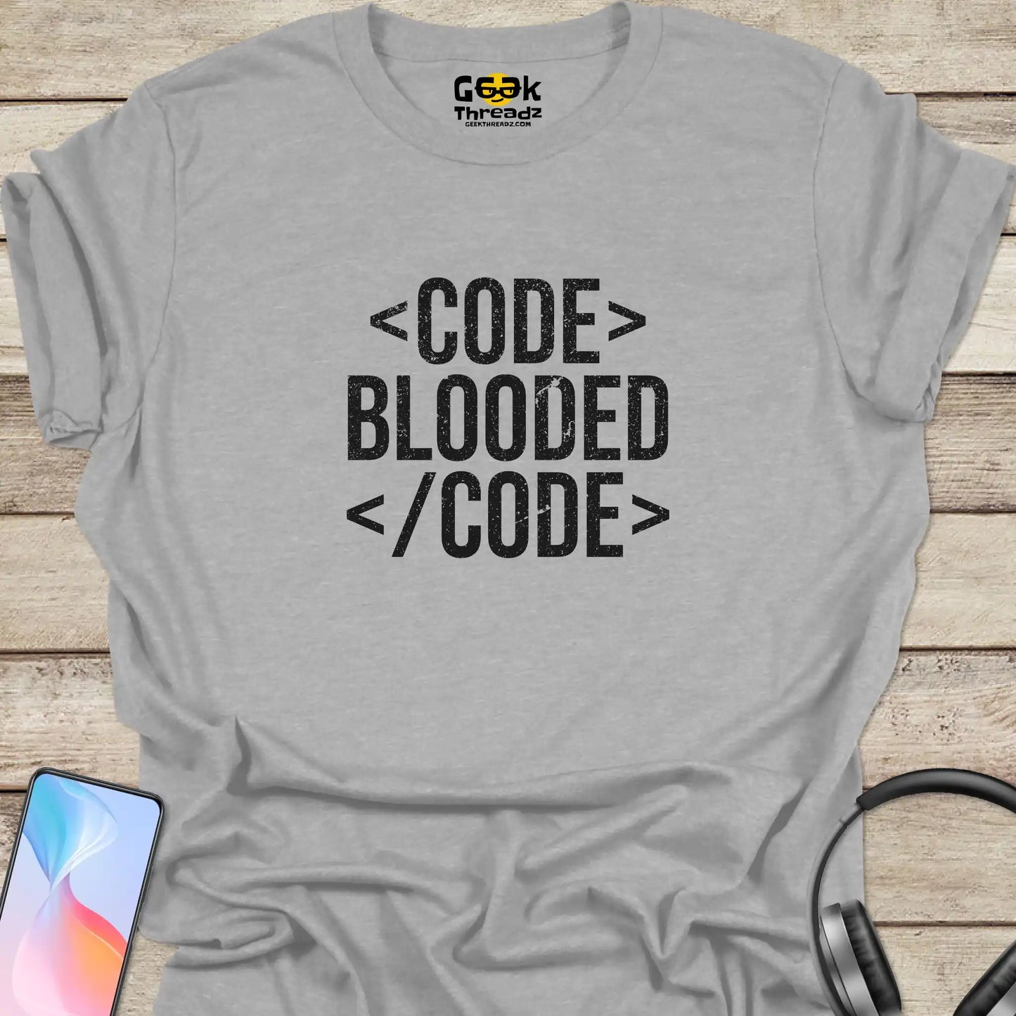 Sport Grey Code Blooded T-shirt
