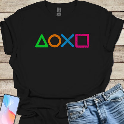 Playstation Controller Symbols T-shirt