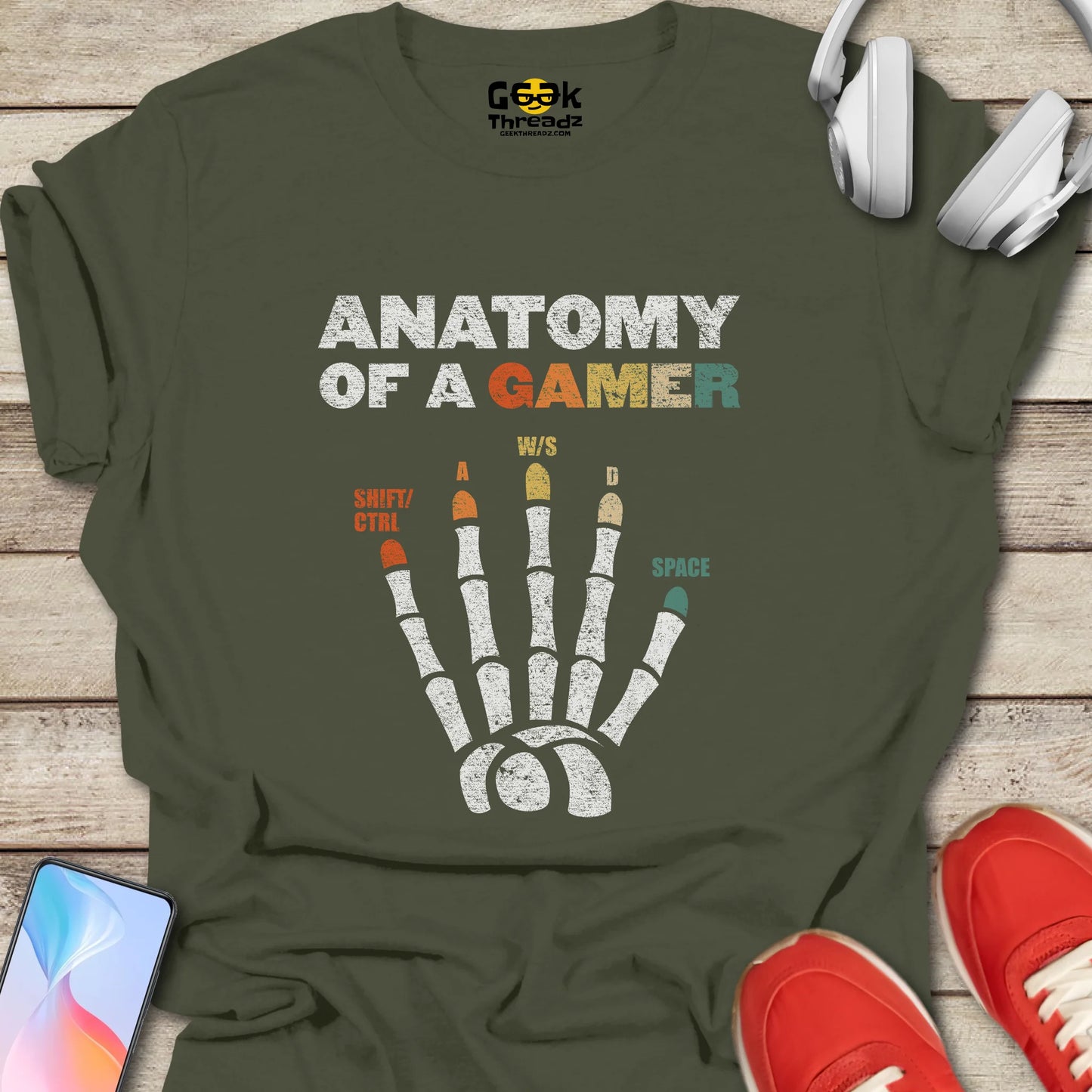 Anatomy of a Gamer T-shirt