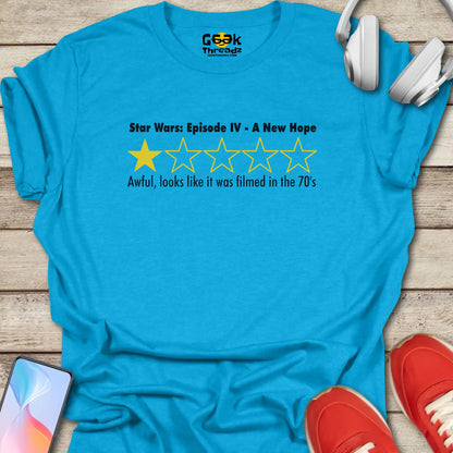 Star Wars Movie Review One Star T-shirt