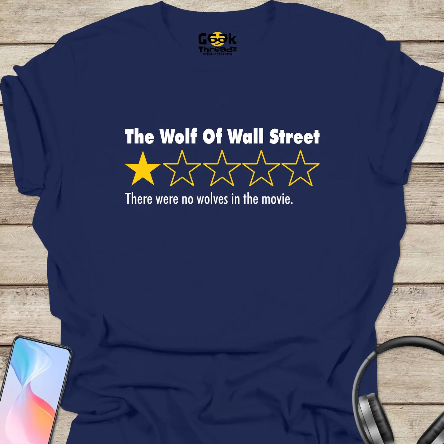 The Wolf Of Wall Street Movie Review One Star T-shirt