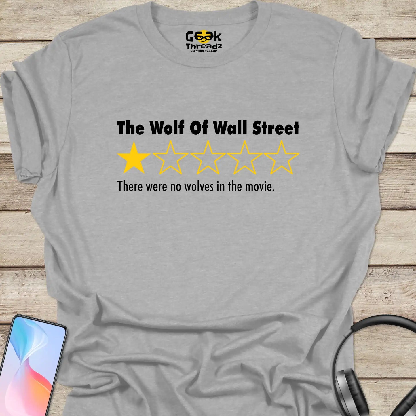 The Wolf Of Wall Street Movie Review One Star T-shirt