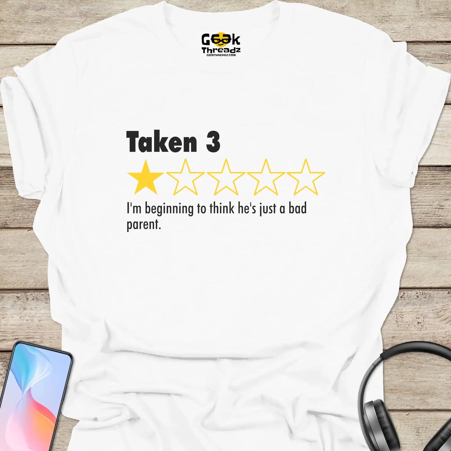 Taken 3 Movie Review One Star T-shirt