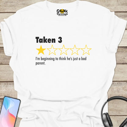 Taken 3 Movie Review One Star T-shirt