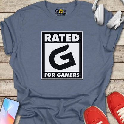 Rated G for Gamers T-shirt