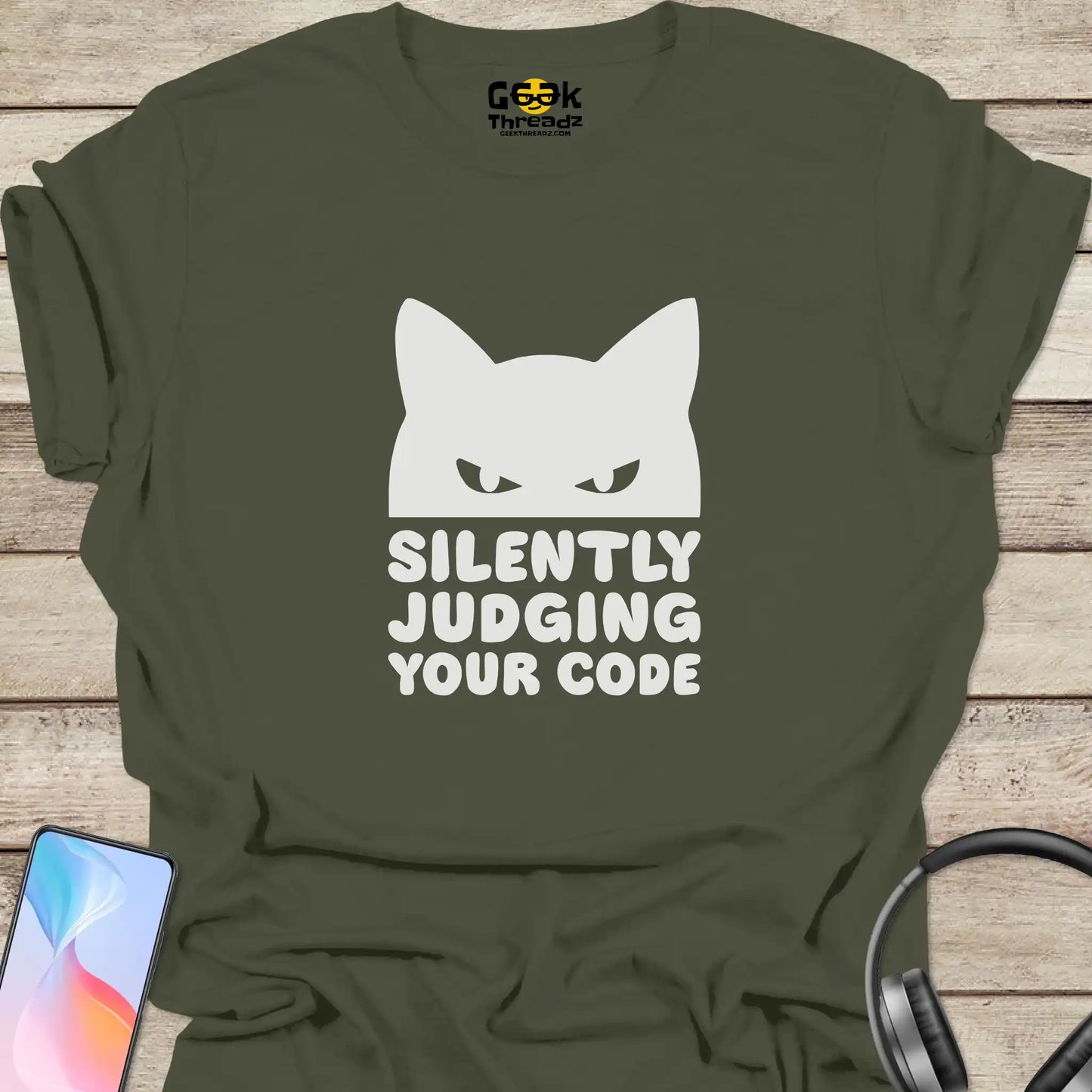 Silently Judging Your Code T-shirt