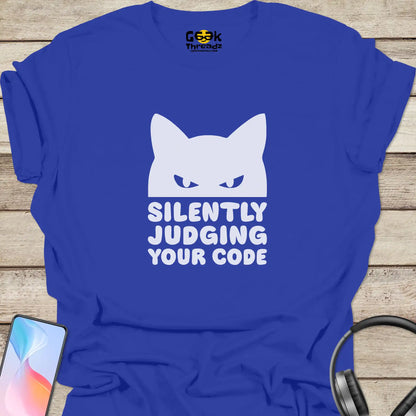 Silently Judging Your Code T-shirt