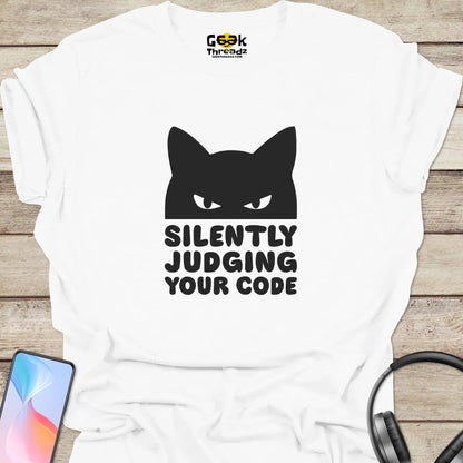 Silently Judging Your Code T-shirt