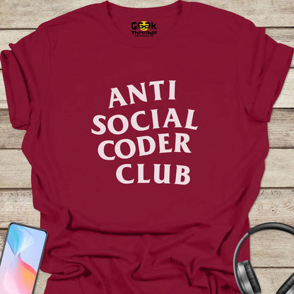 Anti Social Coder Club T-shirt