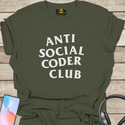 Anti Social Coder Club T-shirt