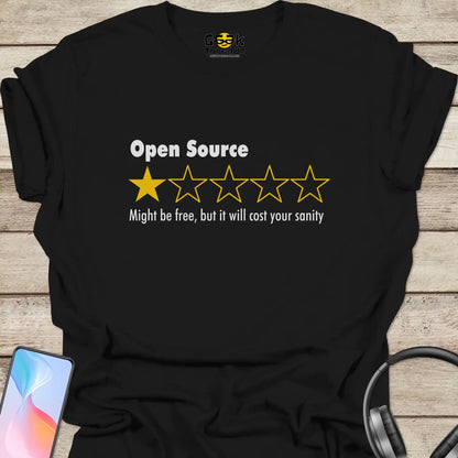 Open Source One Star Revew T-shirt