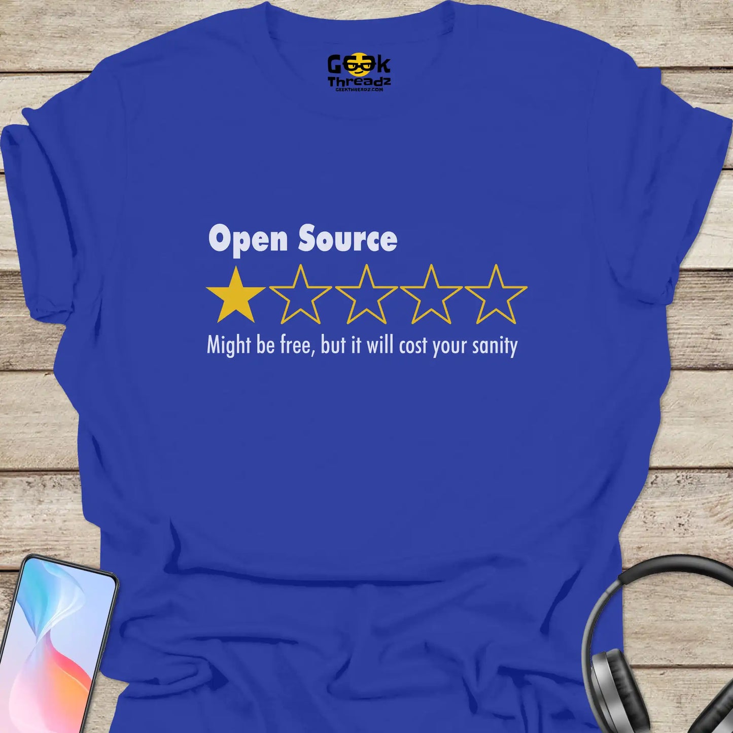 Open Source One Star Revew T-shirt