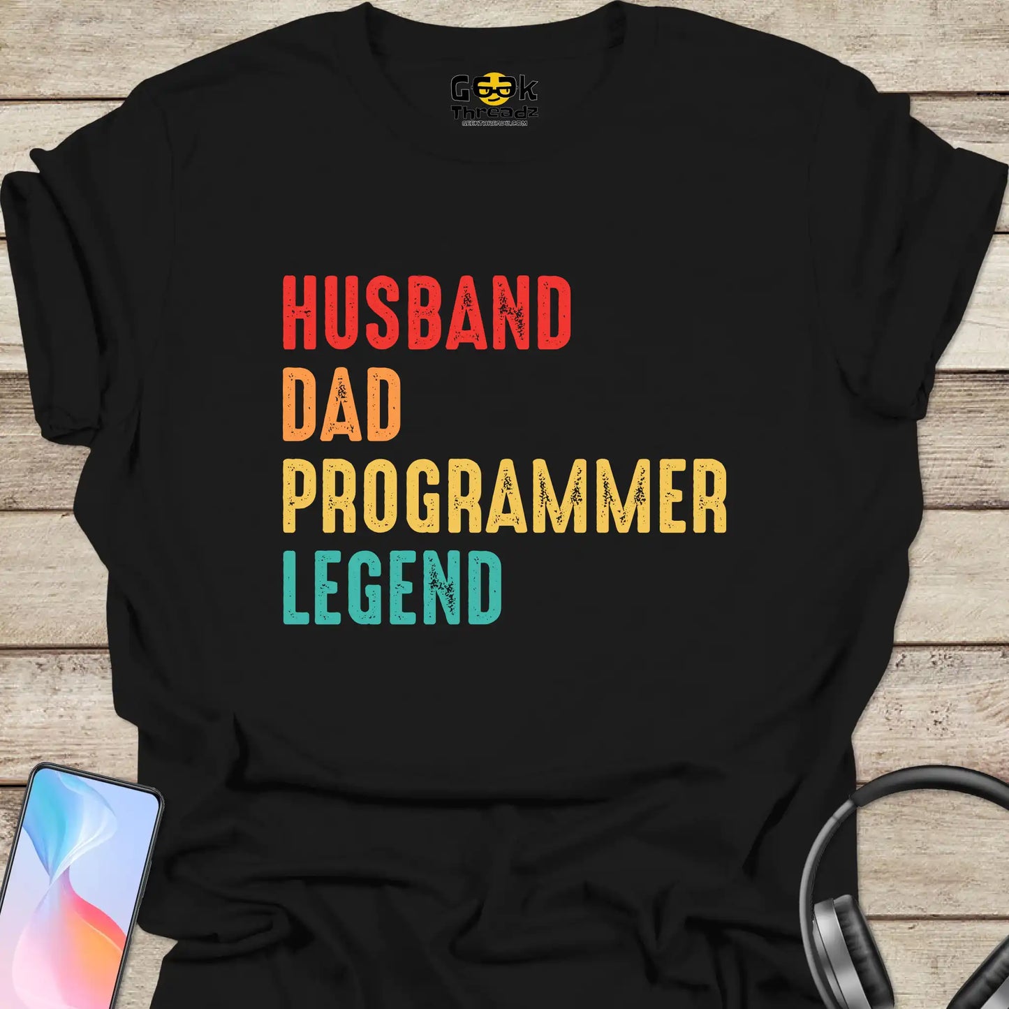 Husband Dad Programmer Legend T-shirt