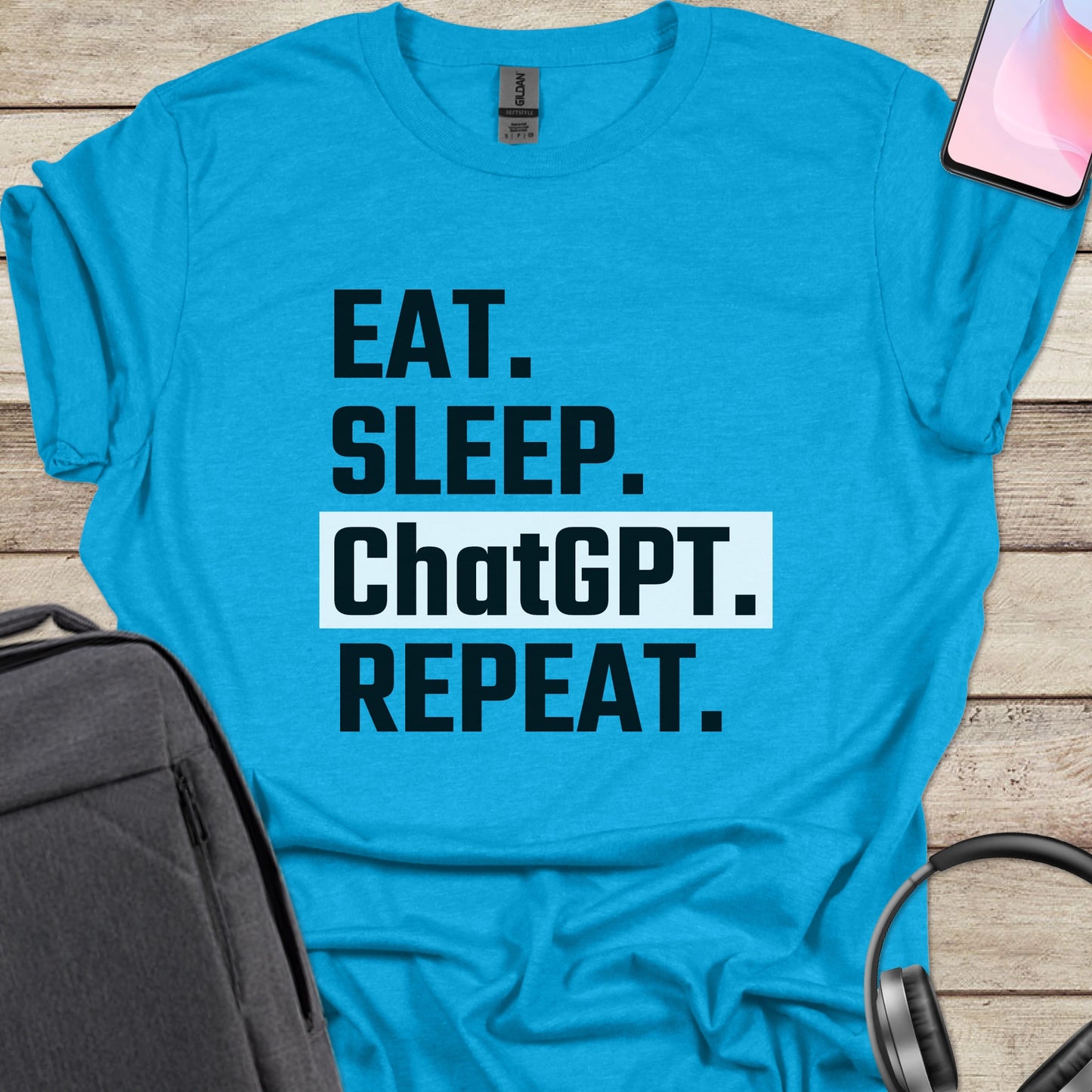 Eat Sleep ChatGPT Repeat T-shirt