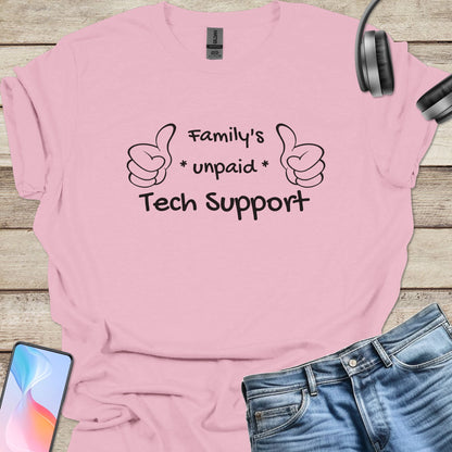 Family Unpaid Tech Support T-shirt