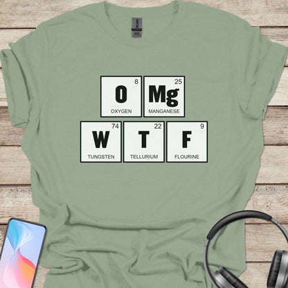 OMG WTF Periodic Table T-Shirt