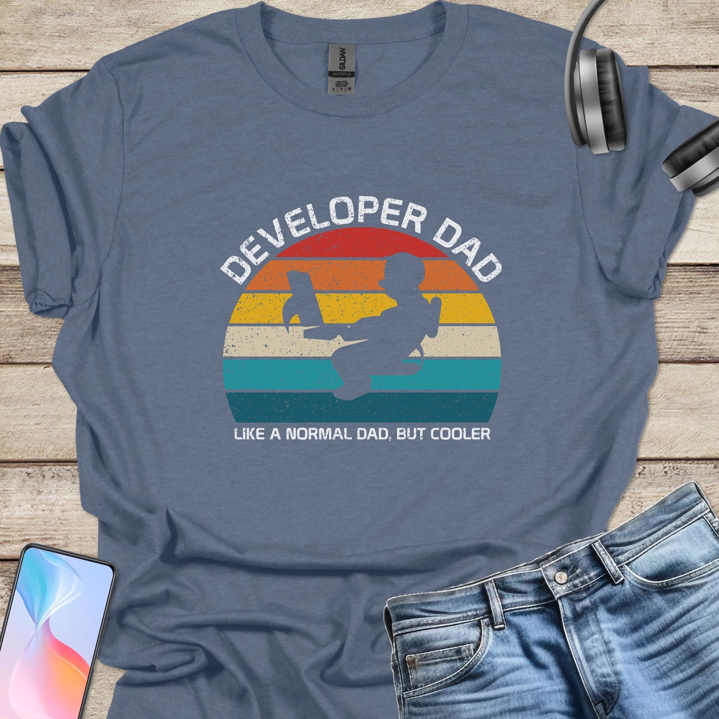 Developer Dad But Cooler T-shirt