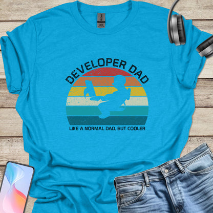 Developer Dad But Cooler T-shirt