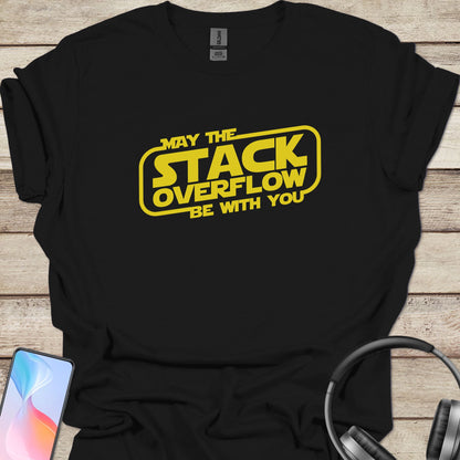 May Stack Overflow Be With You T-shirt