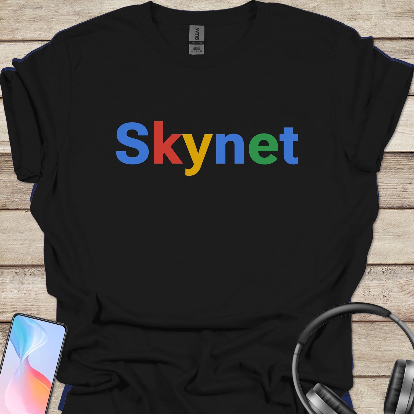 Google Skynet Logo T-shirt