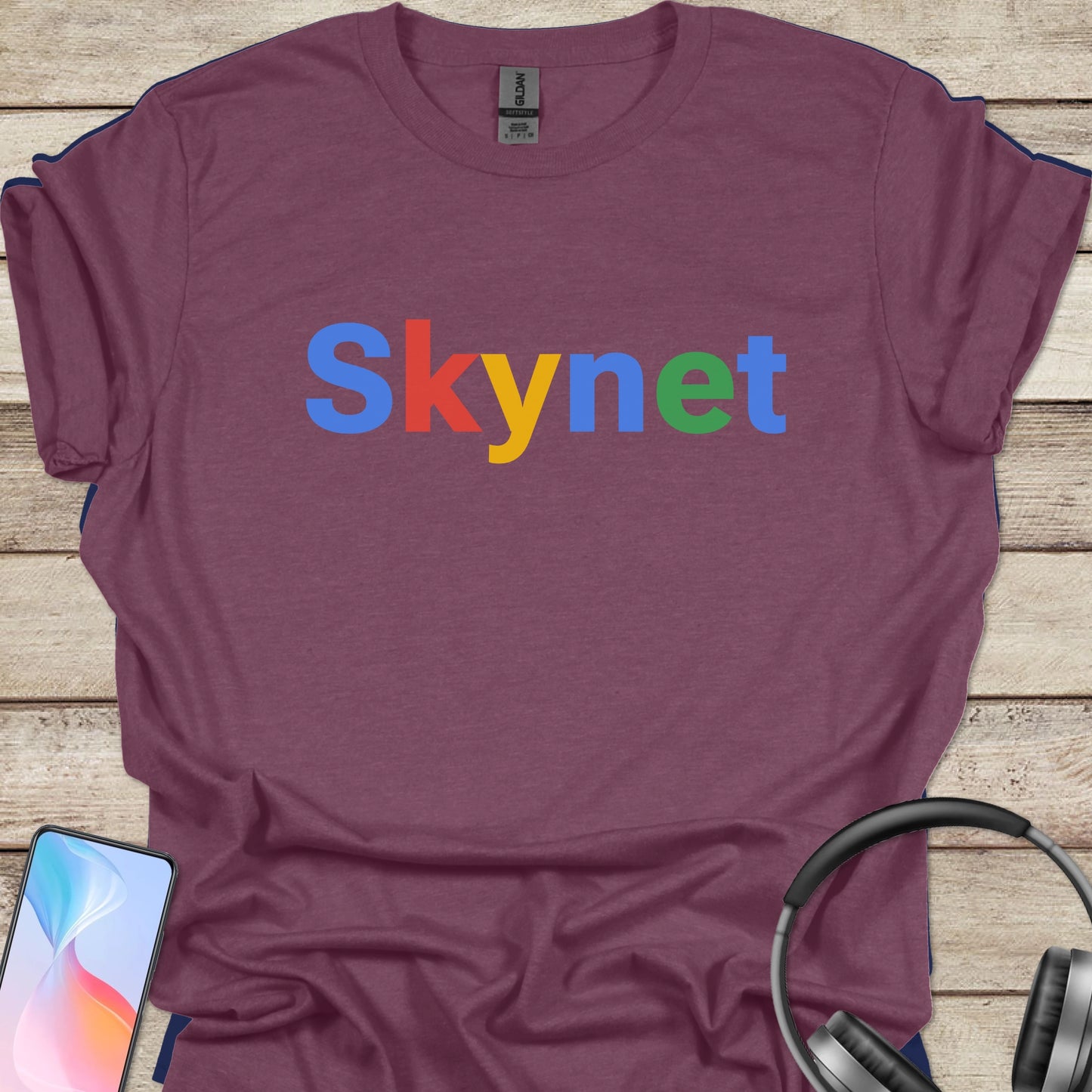 Google Skynet Logo T-shirt