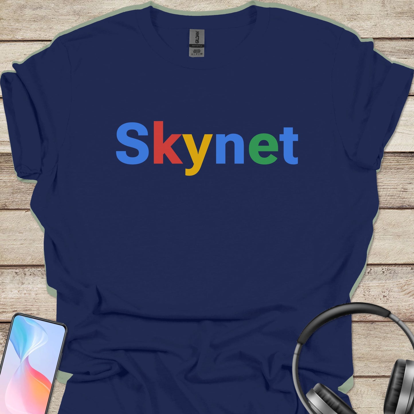 Google Skynet Logo T-shirt