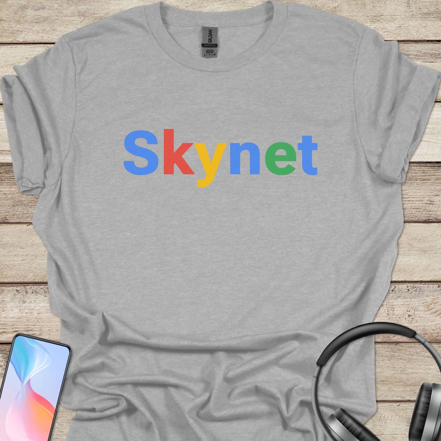 Google Skynet Logo T-shirt