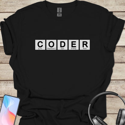 Coder Periodic Table T-shirt