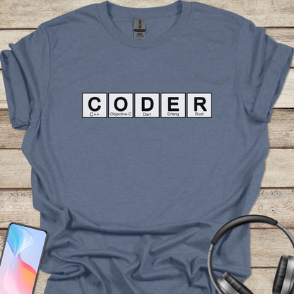 Coder Periodic Table T-shirt