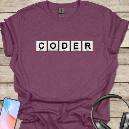 Coder Periodic Table T-shirt