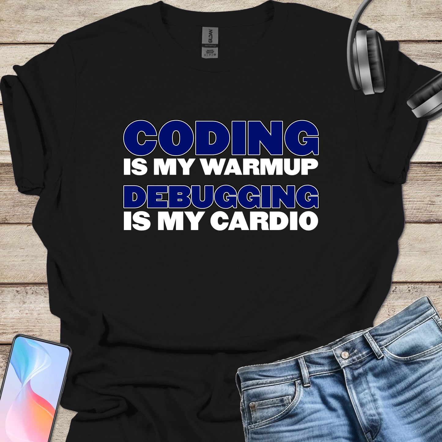 Coding Is My Cardio T-shirt