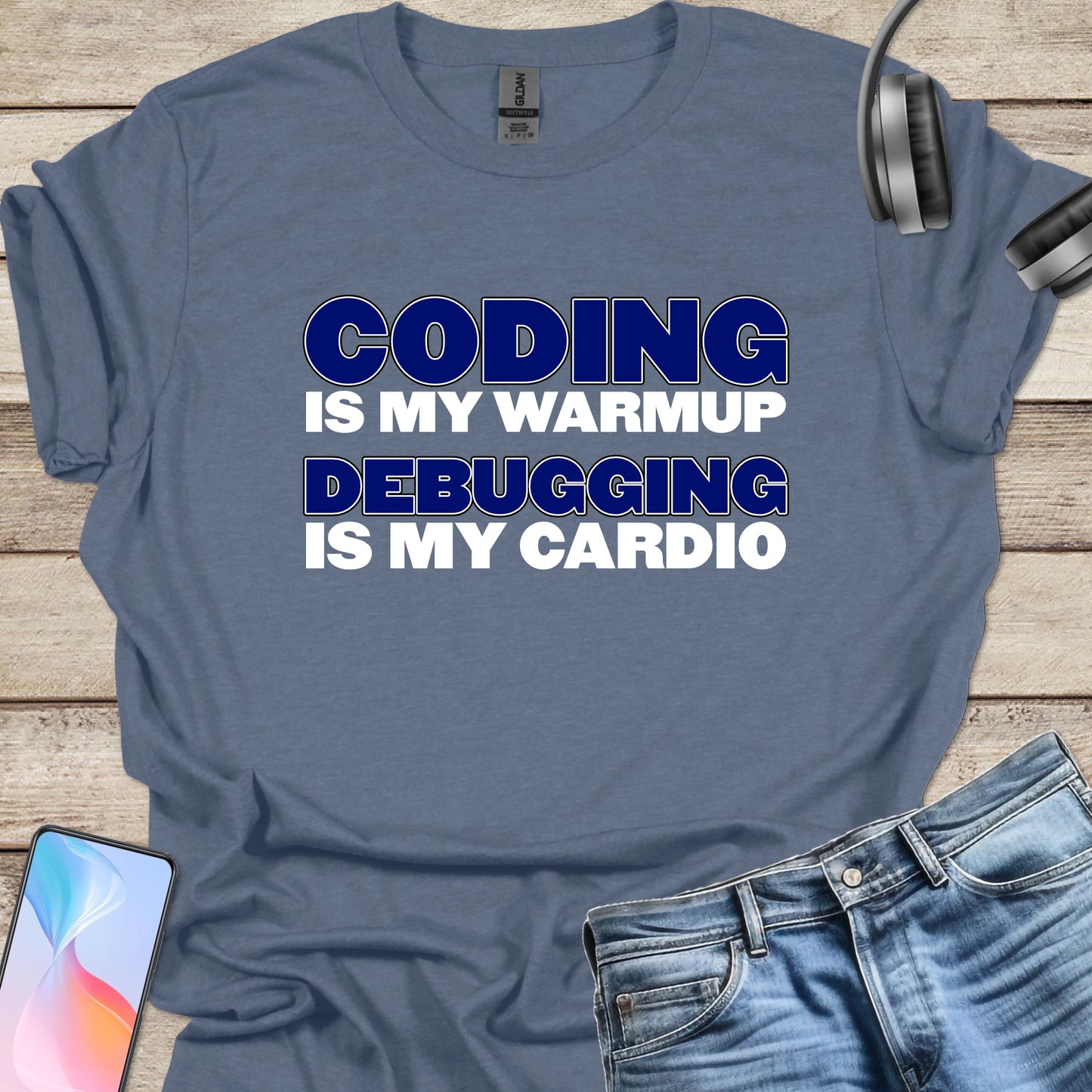 Coding Is My Cardio T-shirt