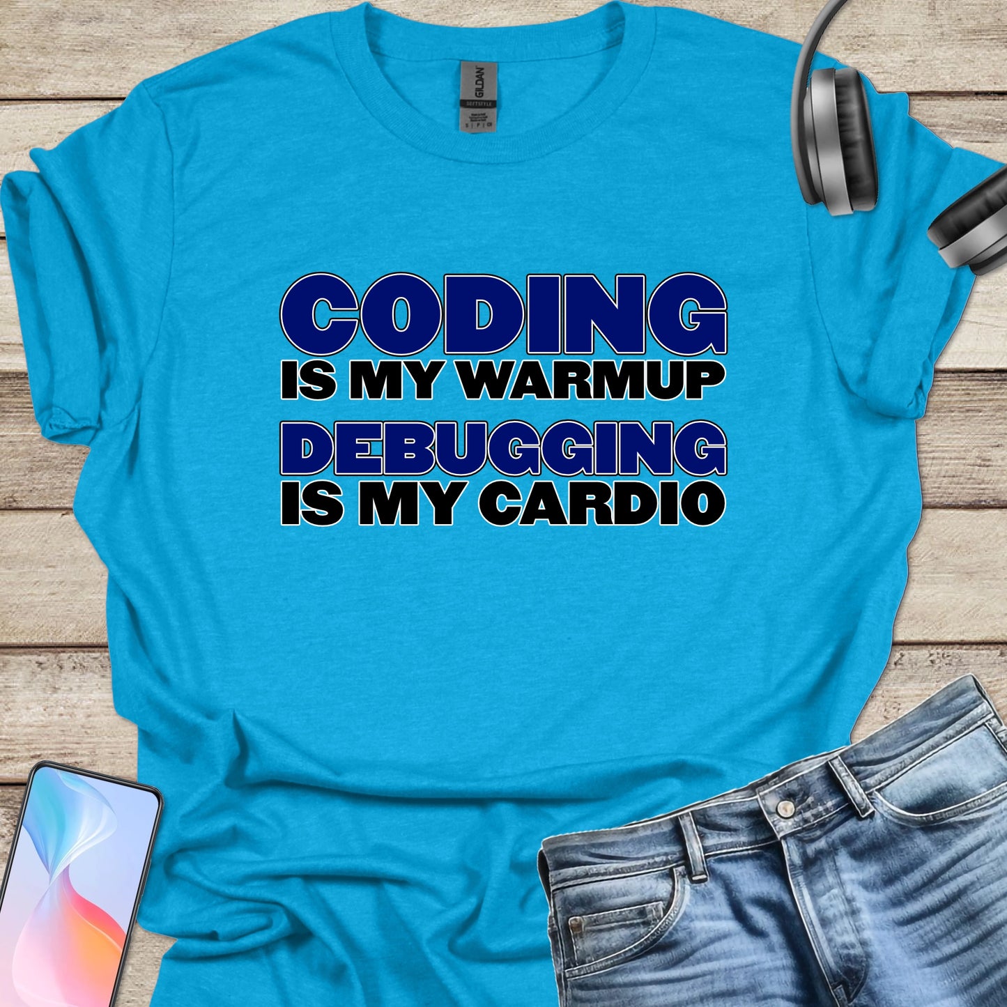 Coding Is My Cardio T-shirt