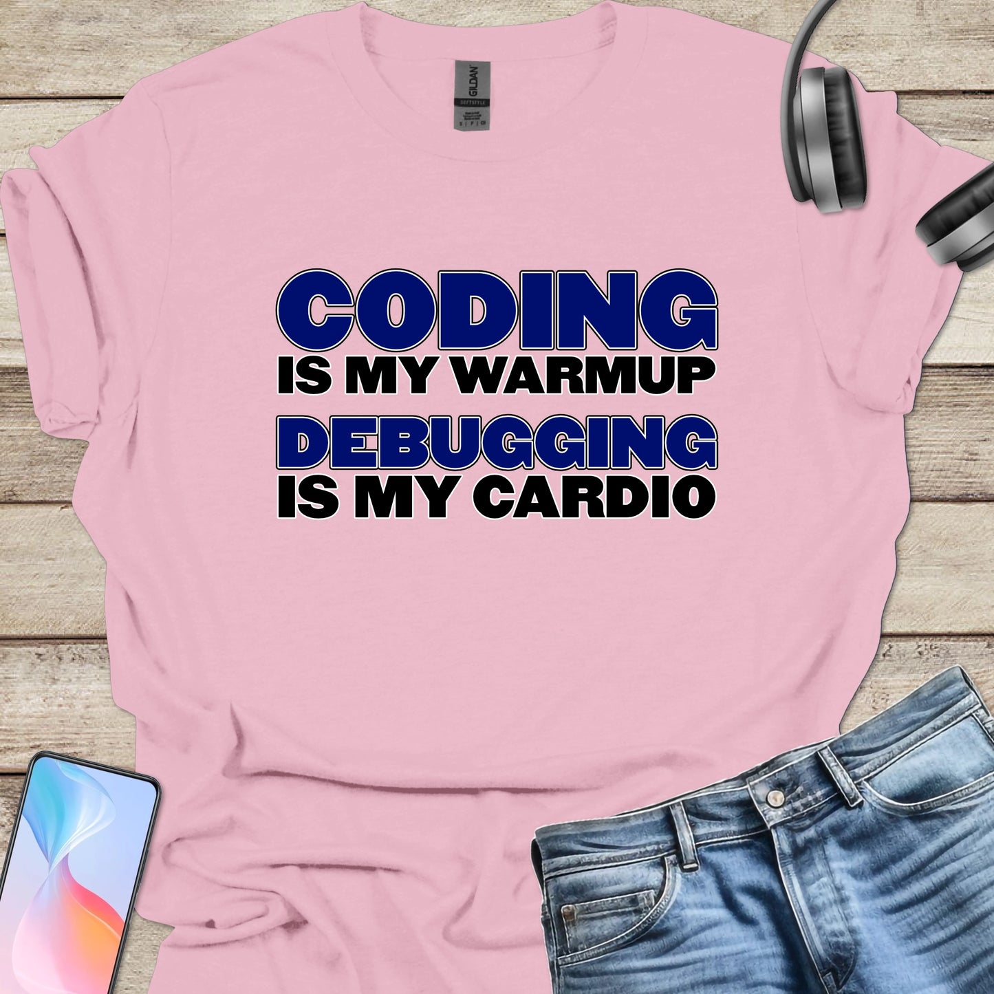 Coding Is My Cardio T-shirt