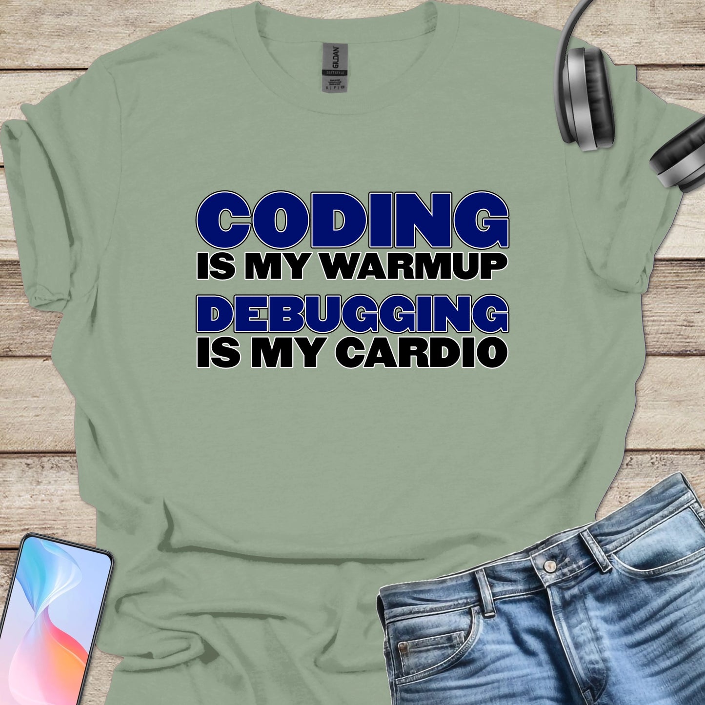 Coding Is My Cardio T-shirt