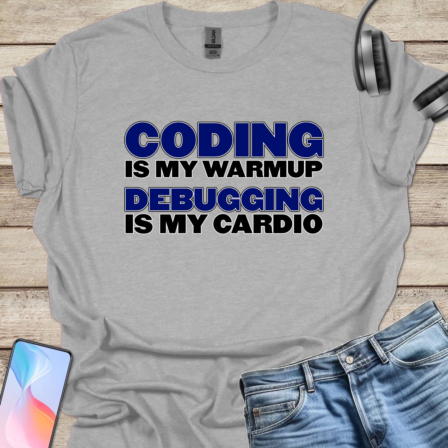 Coding Is My Cardio T-shirt