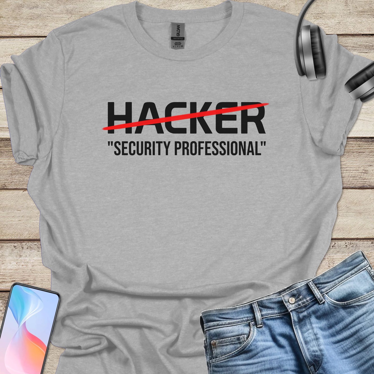 Hacker Security Professional T-shirt