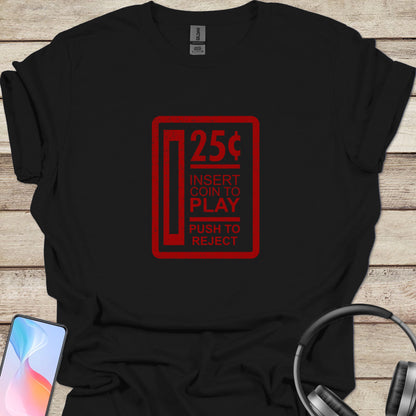 Video Game Coin Slot T-shirt