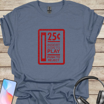 Video Game Coin Slot T-shirt