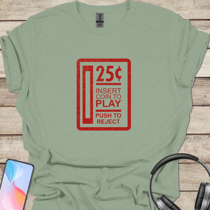 Video Game Coin Slot T-shirt