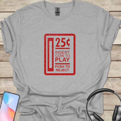 Video Game Coin Slot T-shirt