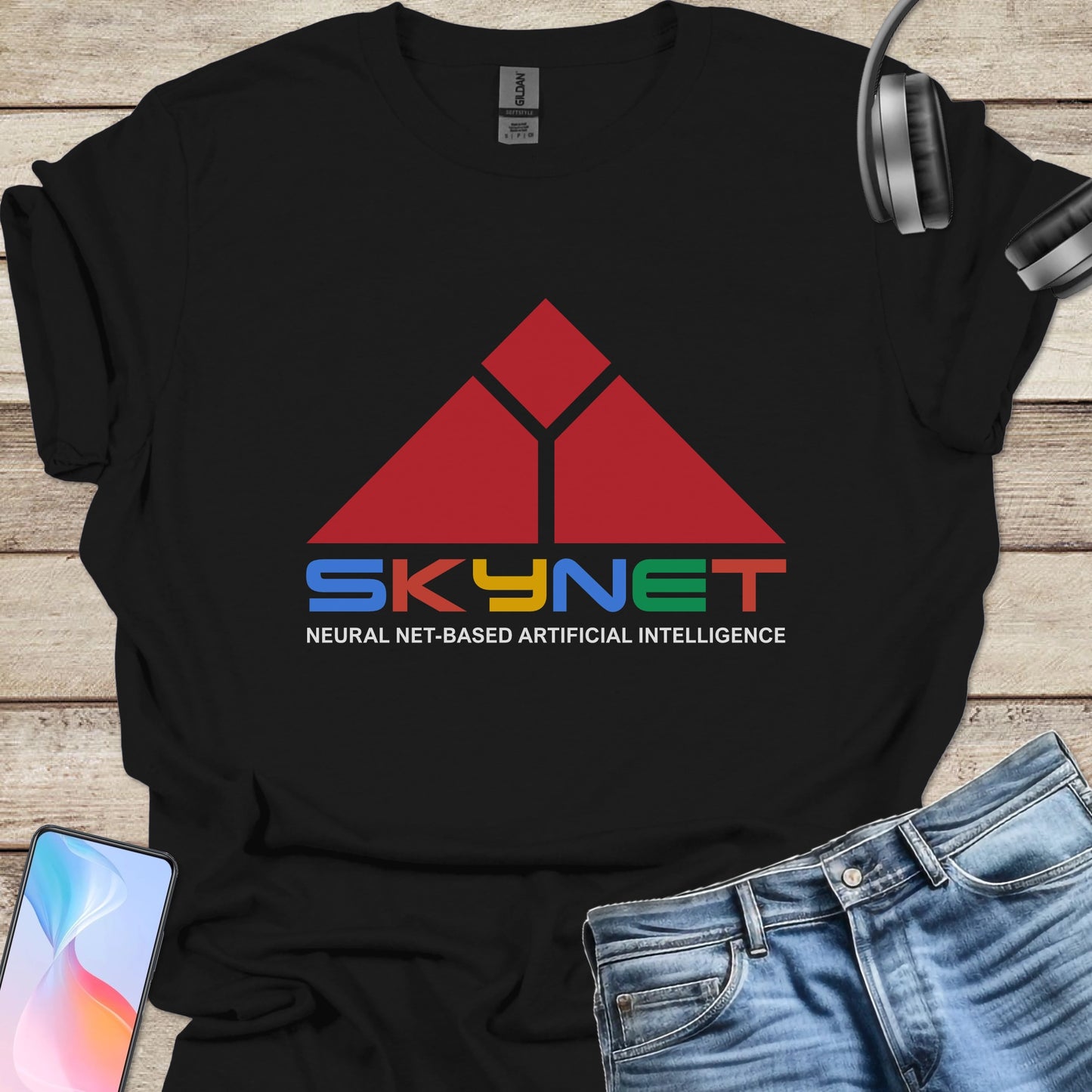 Google Skynet Cyberdyne Systems T-shirt