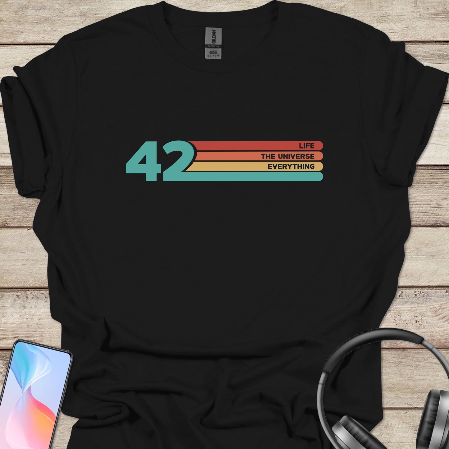 42 Retro Lines T-shirt