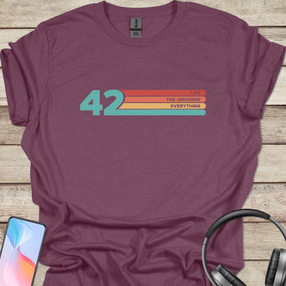 42 Retro Lines T-shirt