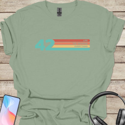 42 Retro Lines T-shirt