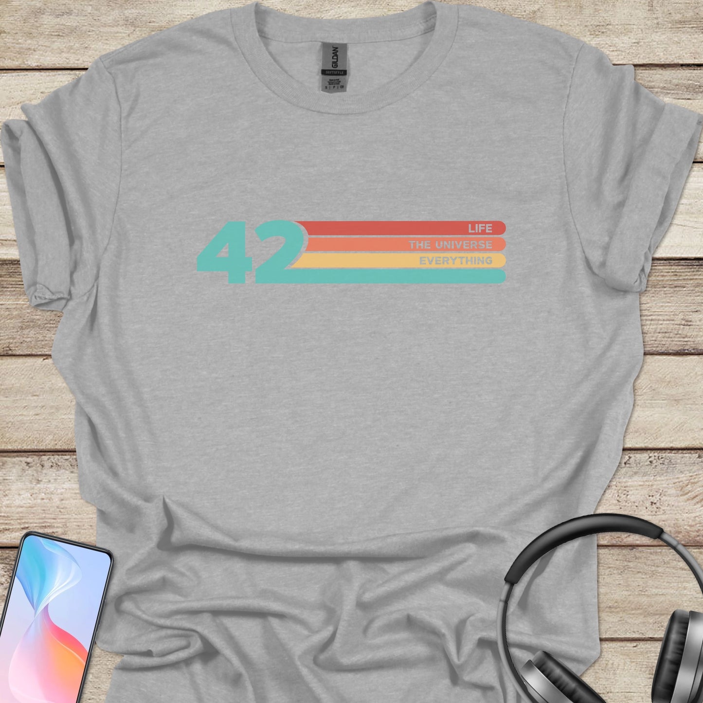 42 Retro Lines T-shirt